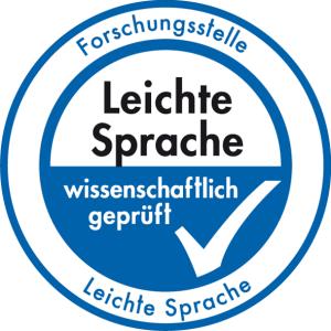 Leichte Sprache - Prüfsiegel